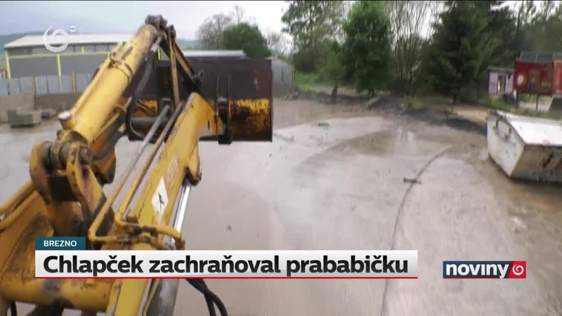 Chlapček zachraňoval prababičku
