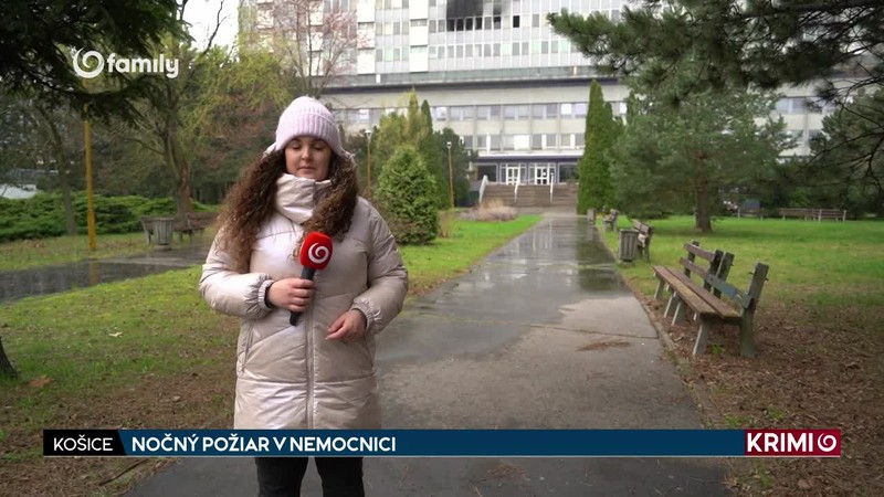 NOČNÝ POŽIAR V NEMOCNICI