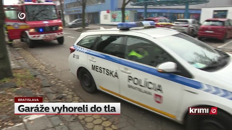 Garáže vyhoreli do tla