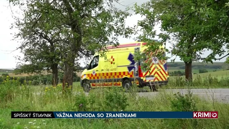VÁŽNA NEHODA SO ZRANENIAMI