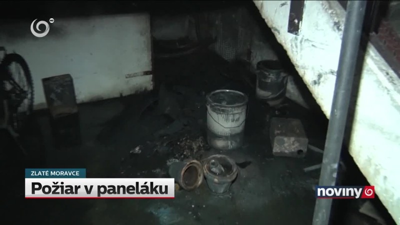 Požiar v paneláku