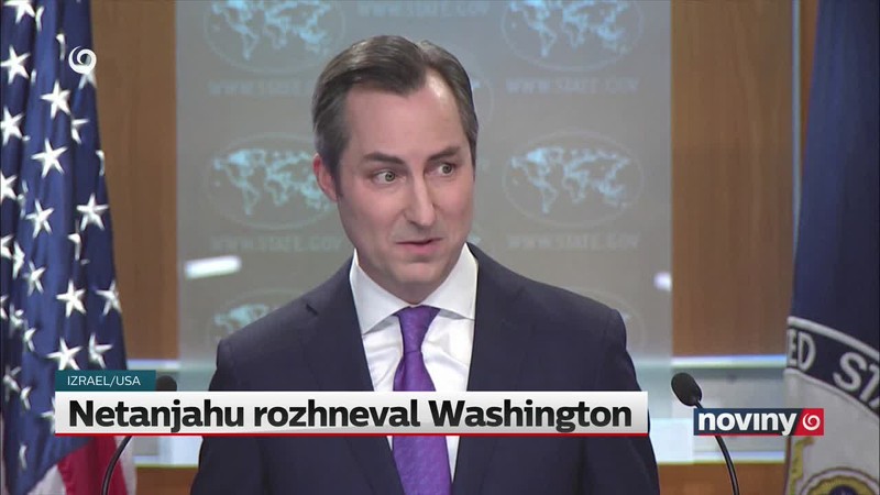 Netanjahu rozhneval Washington