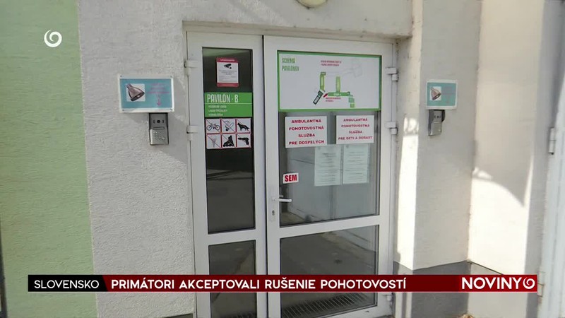 PRIMÁTORI AKCEPTOVALI RUŠENIE POHOTOVOSTÍ