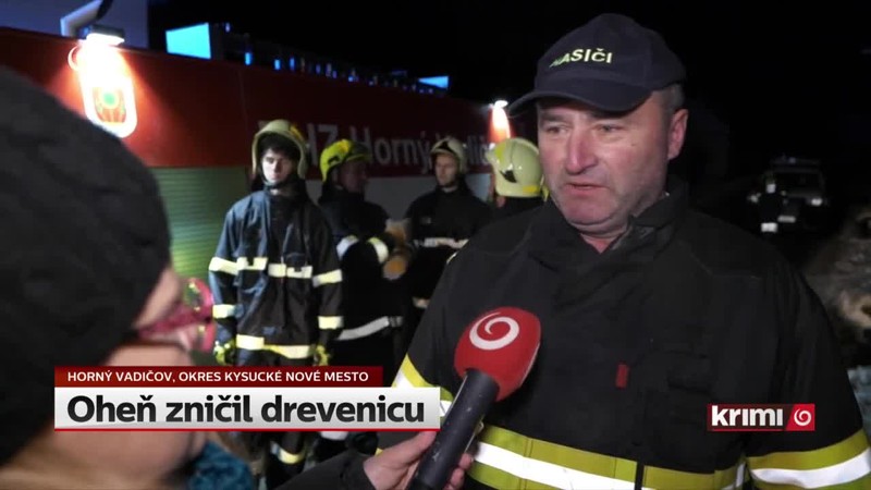 Oheň zničil drevenicu