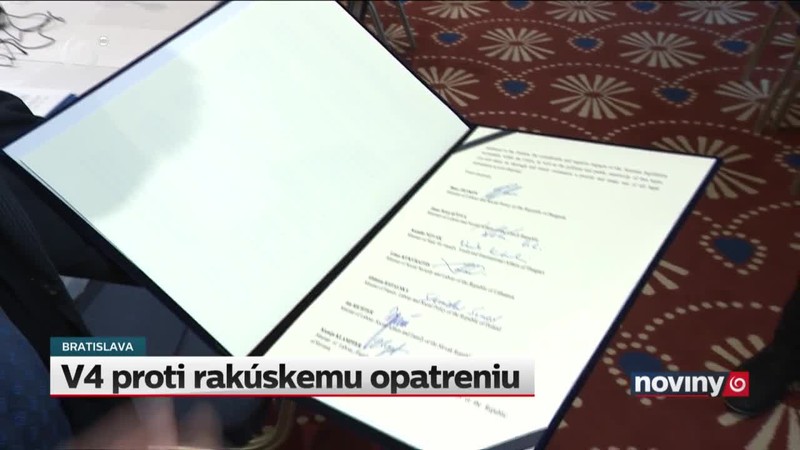 V4 proti rakúskemu opatreniu