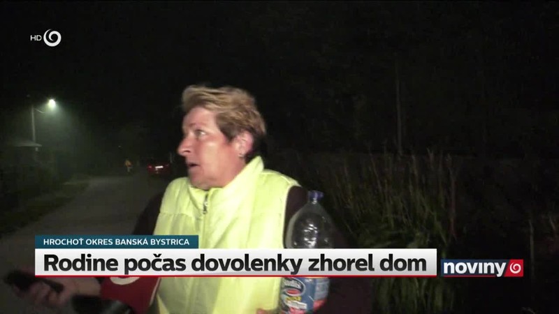 Rodine počas dovolenky zhorel dom
