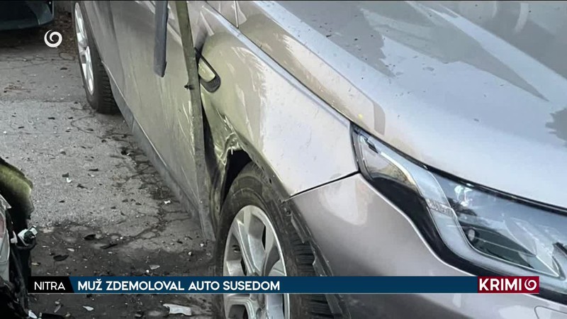MUŽ ZDEMOLOVAL AUTO SUSEDOM