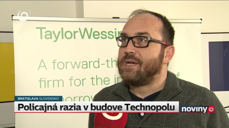 Policajná razia v budove Technopolu