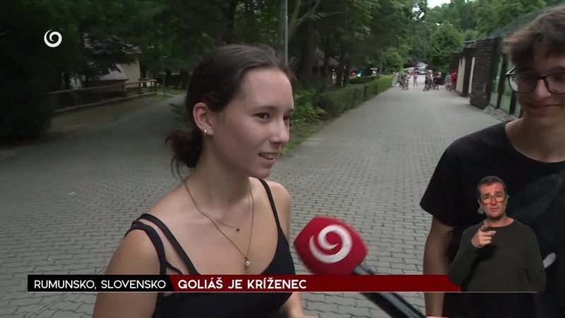 GOLIÁŠ JE KRÍŽENEC