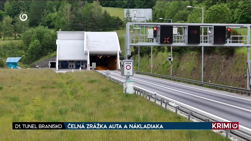 ČELNÁ ZRÁŽKA AUTA A NÁKLADIAKA