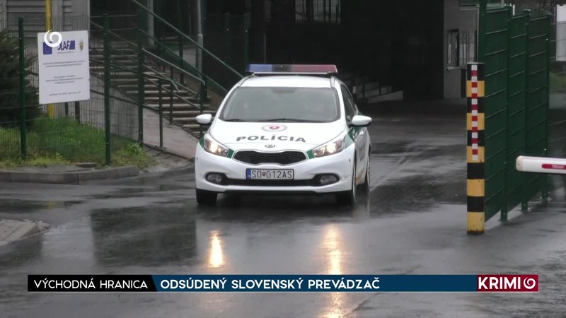 ODSÚDENÝ SLOVENSKÝ PREVÁDZAČ
