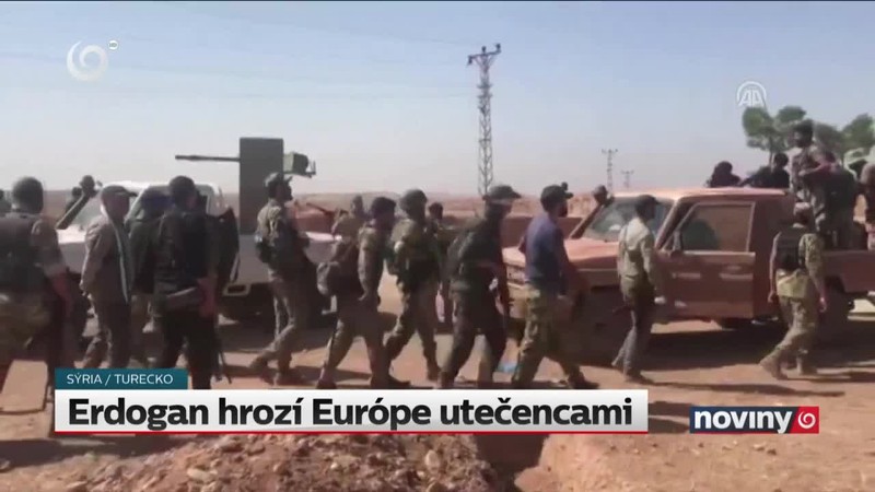 Erdogan hrozí Európe utečencami