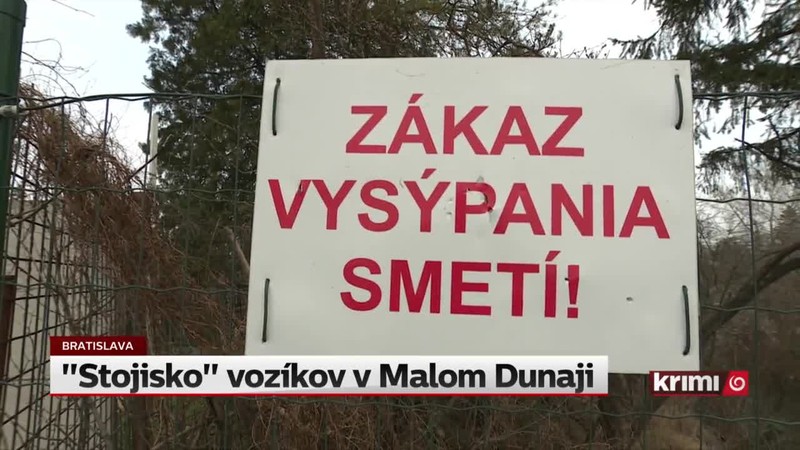 "Stojisko" vozíkov v Malom Dunaji