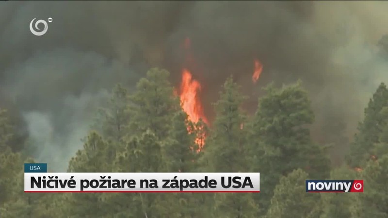 Ničivé požiare na západe USA