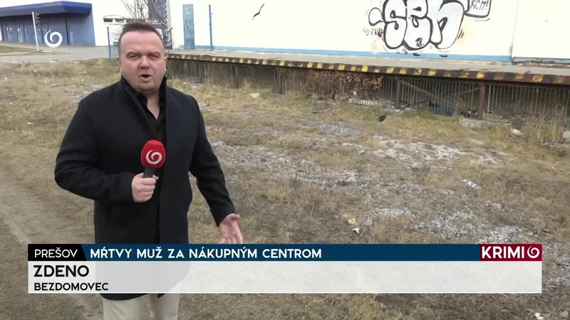 MŔTVY MUŽ ZA NÁKUPNÝM CENTROM