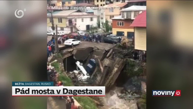 Pád mosta v Dagestane