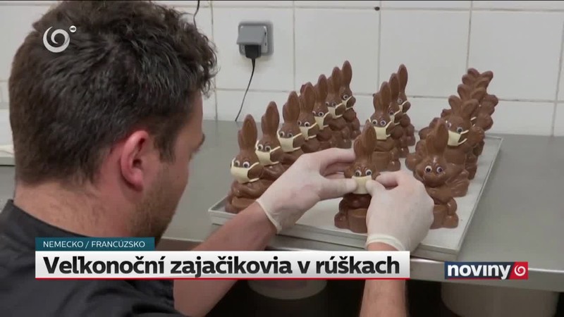 Veľkonoční zajačikovia v rúškach