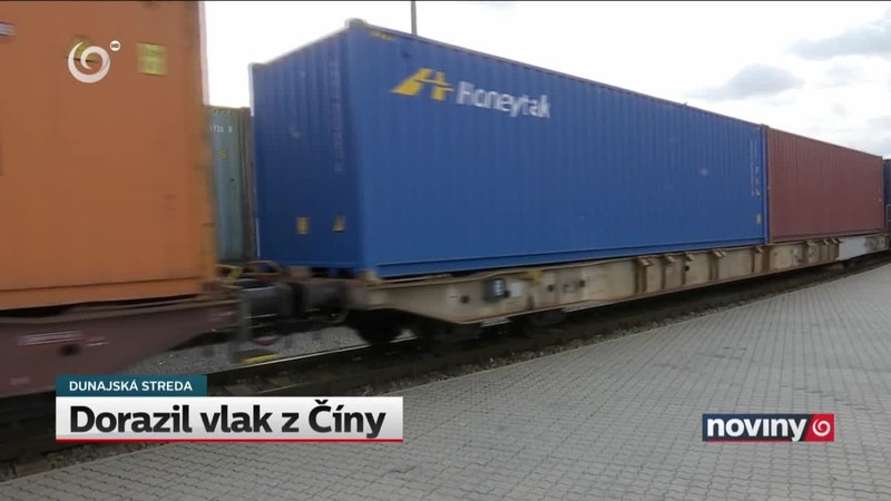 Dorazil vlak z Číny