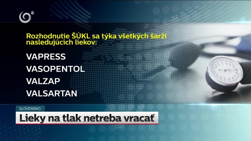 Lieky na tlak netreba vracať
