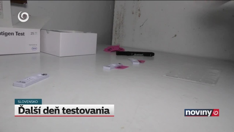 Ďalší deň testovania