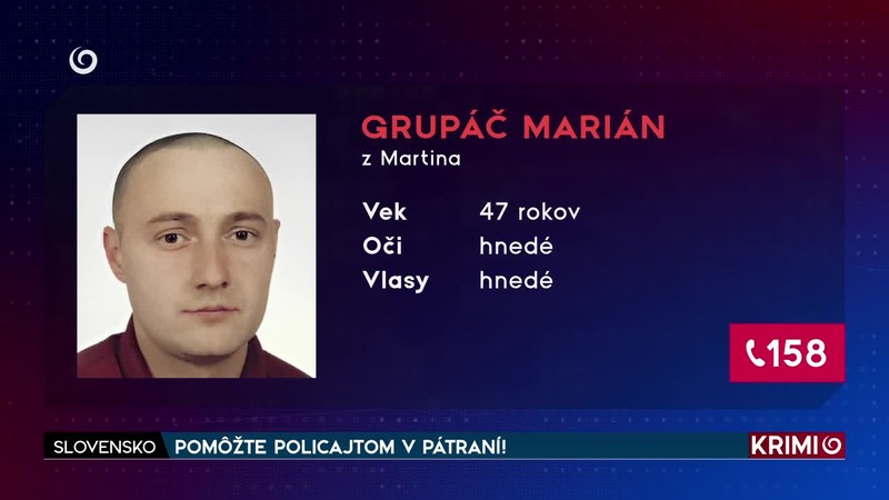 POMÔŽTE POLICAJTOM V PÁTRANÍ!