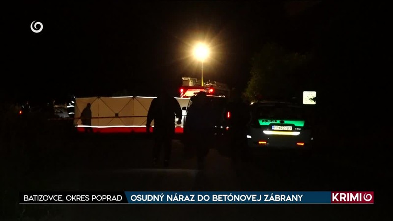 OSUDNÝ NÁRAZ DO BETÓNOVEJ ZÁBRANY