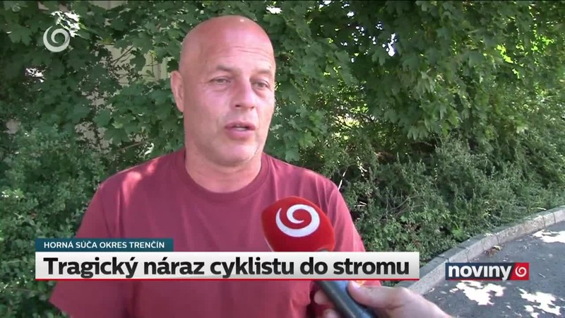 Tragický náraz cyklistu do stromu