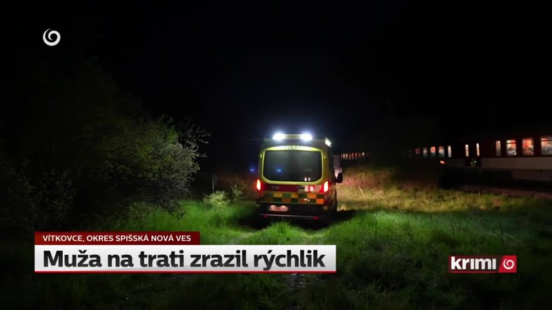 Muža na trati zrazil rýchlik