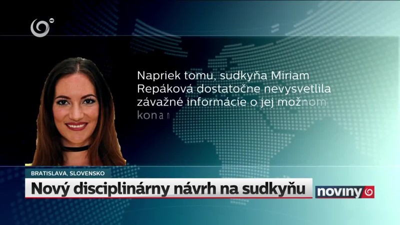Nový disciplinárny návrh na sudkyňu