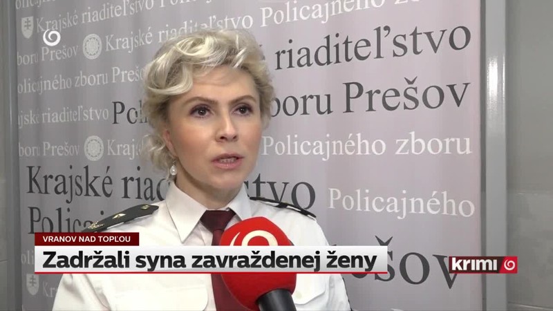 Zadržali syna zavraždenej ženy