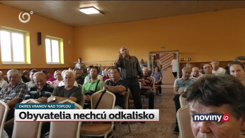 Obyvatelia nechcú odkalisko