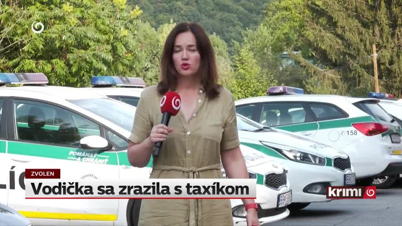 Vodička sa zrazila s taxíkom