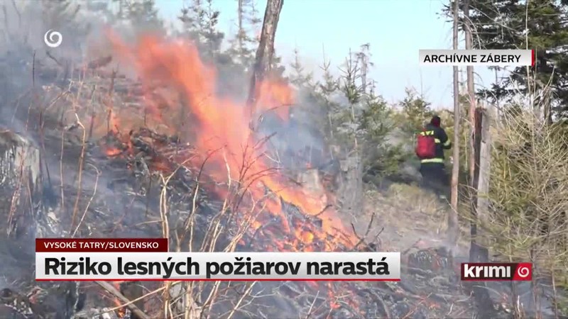 Riziko lesných požiarov narastá