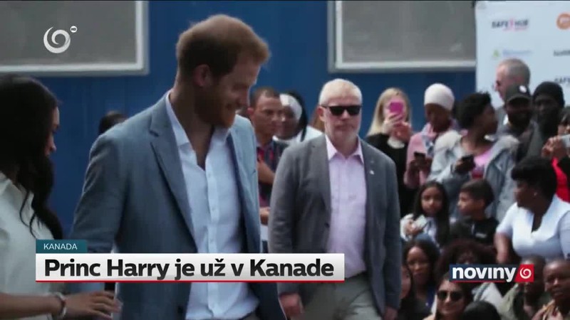 Princ Harry je už v Kanade