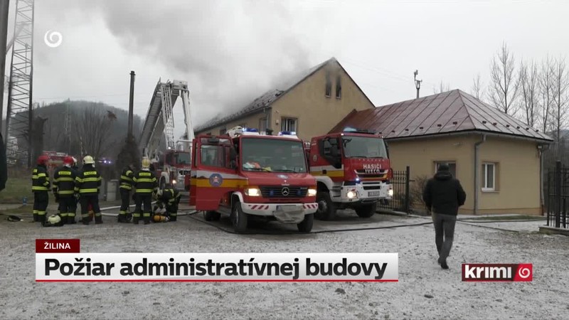 Požiar administratívnej budovy