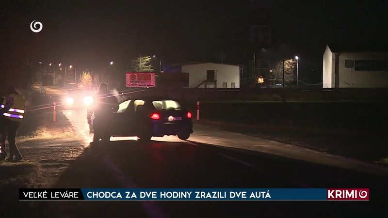 CHODCA ZA DVE HODINY ZRAZILI DVE AUTÁ