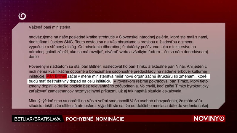 POCHYBNÉ NOMINÁCIE
