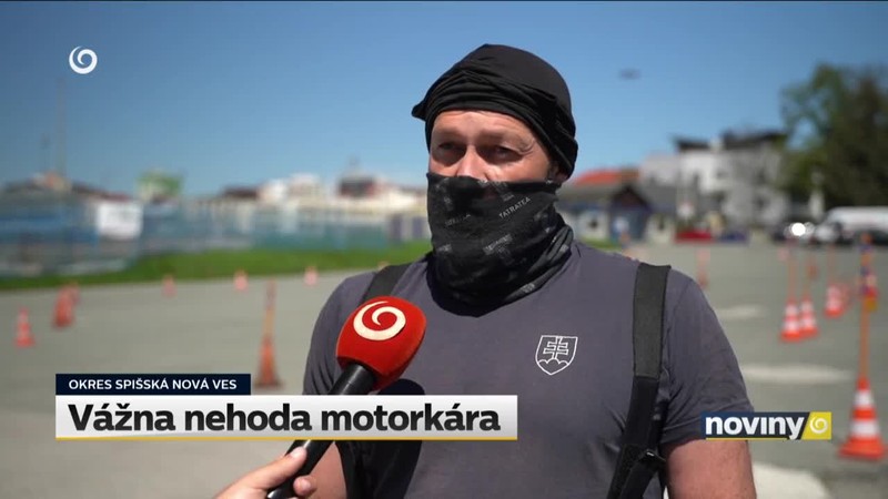Vážna nehoda motorkára