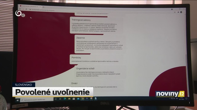 Povolené uvoľnenie v športe