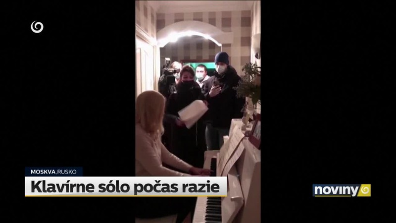 Klavírne sólo počas razie