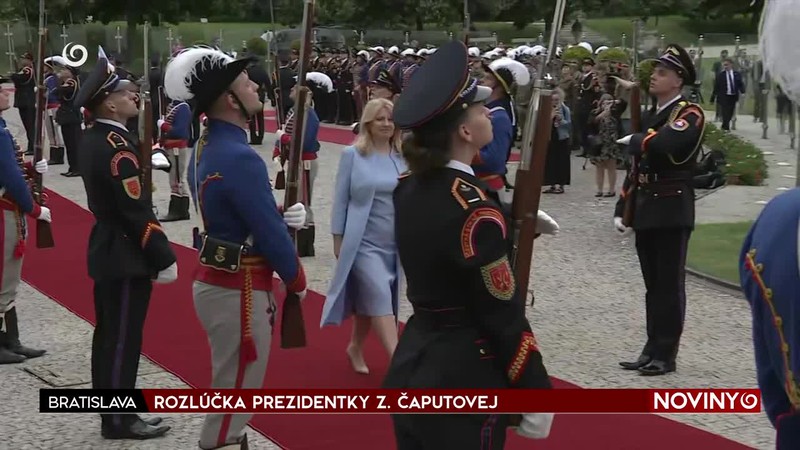 ROZLÚČKA PREZIDENTKY Z. ČAPUTOVEJ