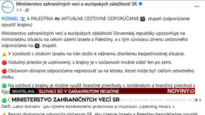 SLOVÁCI SÚ V ZASIAHNUTOM REGIÓNE