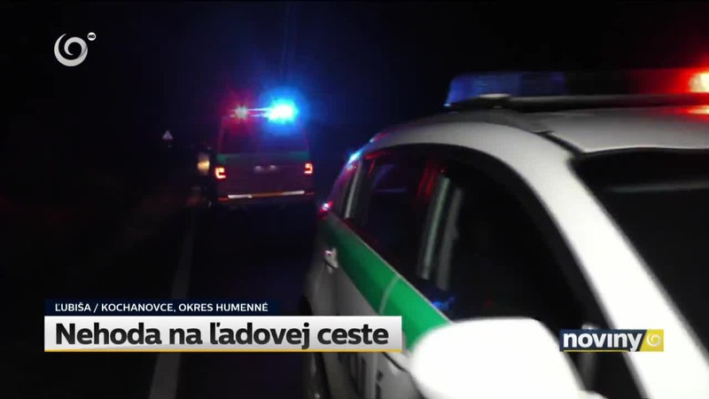 Nehoda na ľadovej ceste