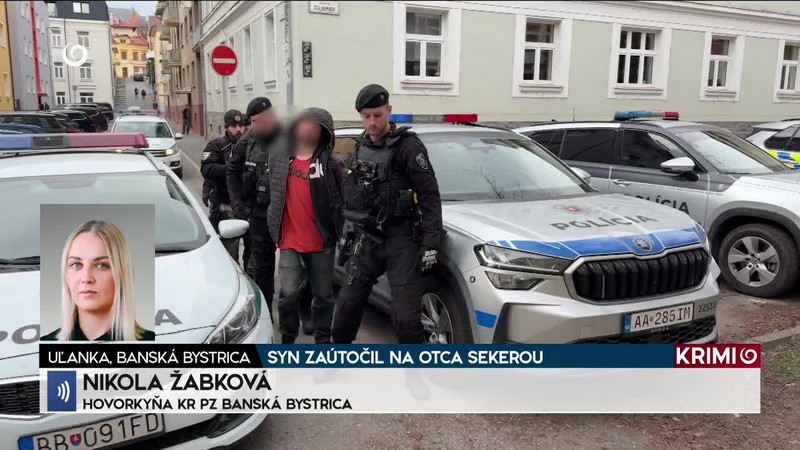 SYN ZAÚTOČIL NA OTCA SEKEROU