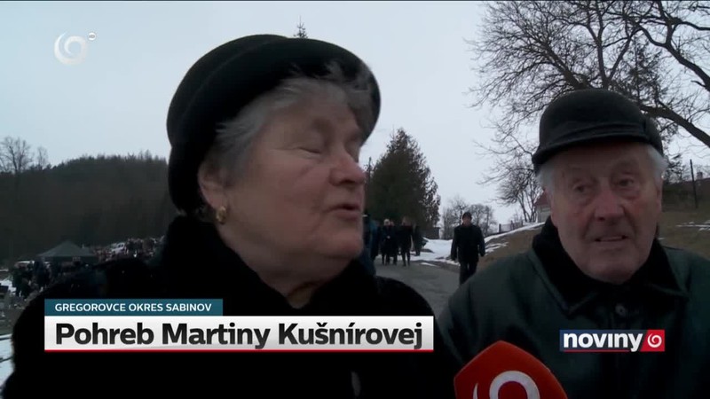 Pohreb Martiny Kušnírovej