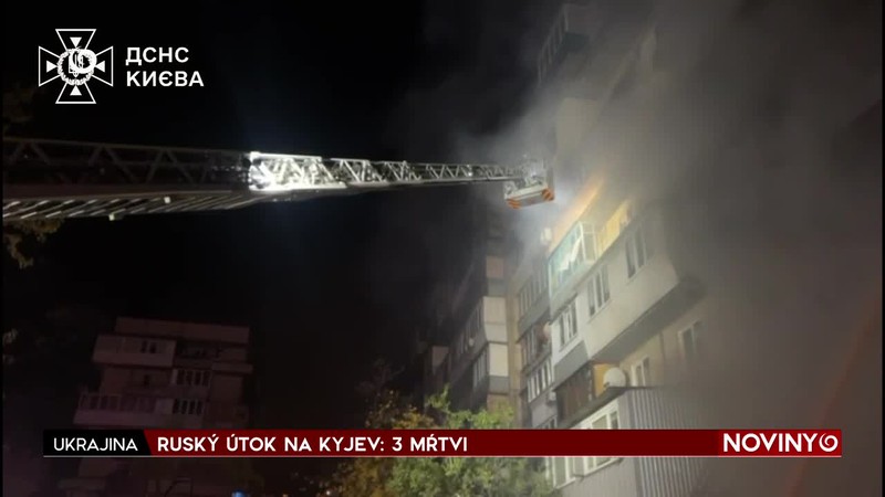 RUSKÝ ÚTOK NA KYJEV: 3 MŔTVI