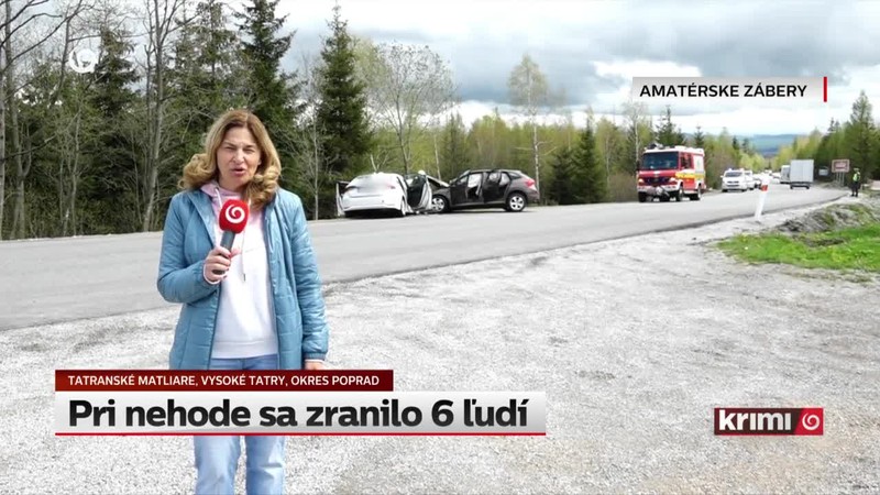 Pri nehode sa zranilo 6 ľudí