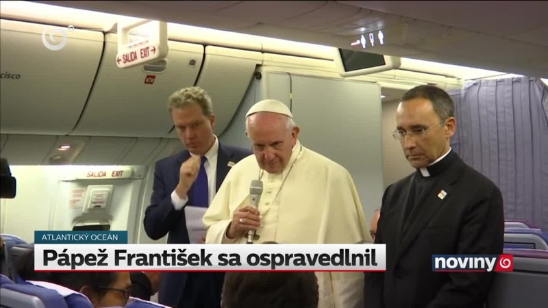 Pápež František sa ospravedlnil