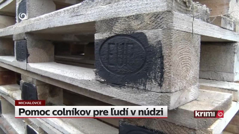 Pomoc colníkov pre ľudí v núdzi