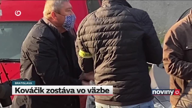 Kováčik zostáva vo väzbe